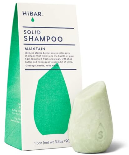 HIBAR - Maintain Shampoo Bar - For Balanced Hair - Plastic-Free - 1 Bar