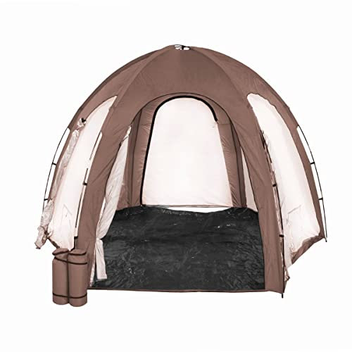 Cocooning Water Tente dôme abri de Piscine et Spa - 3.4m x 3.9m H2.2m