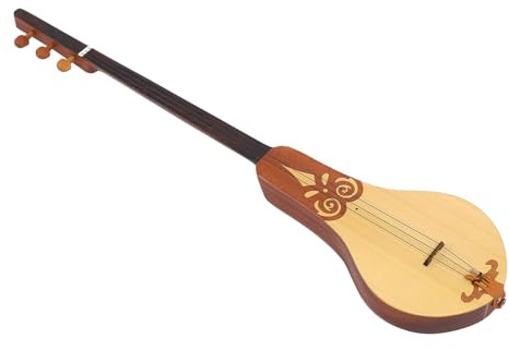3 String Dulcimer Musical Instrument, Dulcimer Guitar Spruce and Mahogany for Practice Performance