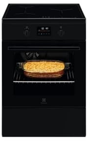 Cuisiniere multifonction a induction - Pyrolyse - ELECTROLUX - LKI648944K - 3 foyers - 7200 W - 60 x 60 cm - Noir