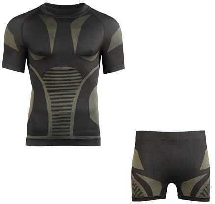 Mil-Tec Performance Short Functional Underwear Black, Black, Medium