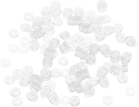 VILLFUL Lot De 500 Joints Isolants Haute Température, Petites Rondelles Plates Pour Vis, Joints D'Étanchéité, Rondelles De Fixation, Joints En Vinyle, Rondelles De Rechange Pour Vis,