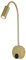 Ohulelks Lampada da Parete A Collo D'Oca A LED 3W Caldo 3000K AC85-265V, con Cablaggio Tipo Luce da Comodino con Proiettore Regolabile Girevole, Montata A Parete Lampada da Lettura A Luce Soffu