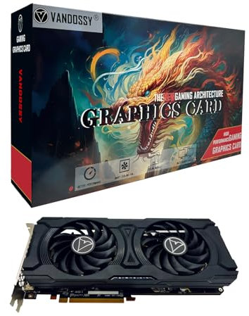 Tarjeta gráfica Radeon RX 5700 XT, 8GB GDDR6 256-Bit RDNA Architecture 1575/1620 MHz (Base/Boost Clock) DirectX 12 HDMI DP PCIe4.0 2K 1080P PC Gaming Tarjeta de video para juegos de oficina (RX 5700