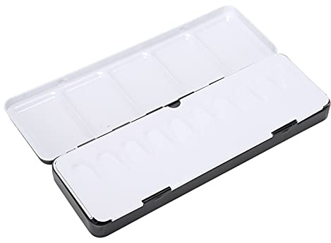 Haofy Juego de Pigmentos de Acuarela Nacarados, Suministros de Arte Seguros y No Tóxicos para Pinturas de Acuarela, Caja de Hierro Portátil para Creación de Arte (24 colores)