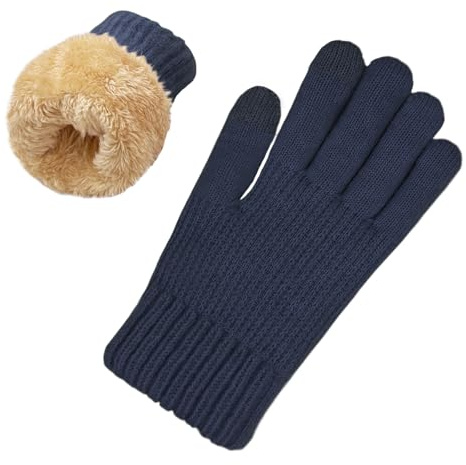 lifwimner Gants d'hiver Femme, Gants Chauffants Femme Thermique Gants avec Doublure Polaire pour écran Tactile pour Sports la Course à Pied Cyclisme Ski