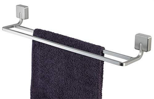 Tiger Impuls Doppel- Handtuchhalter, 60 cm, Edelstahl gebürstet, 573x74x108 mm