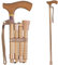 Switch Stick Luxury Engraved Pearl Walking Stick - Folding And Adjustable