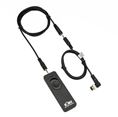 Kiwifotos MC-30 Remote Control Shutter Release Cord for Nikon Z8 Z9 D850 D500 D5 D810 D810A D800 D700 D4s D4 D3 D3s D3X D2H D2X D2Hs D2Xs D300s D300 D200 & Other Nikon Camera with 10-Pin Connection