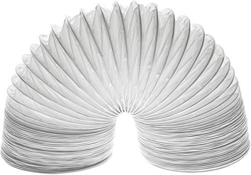 Invero Tuyau flexible universel de 2 mètres pour la plupart des marques et modèles de sèche-linge ventilés (102 mm de diamètre)