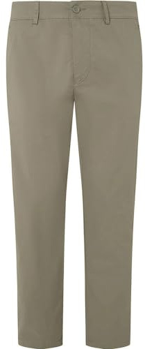 Pepe Jeans Slim Chino Poplin, Pantaloni Uomo, Green (Palm Green),