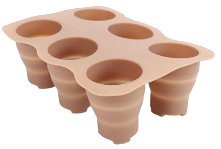 SIXRUN Plateaux de Démarrage de Germination, Conception en Silicone, Protection Douce des Racines avec Polyvalence à 6 Cellules pour Plantes Succulentes et Semis de Pothos