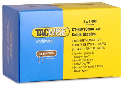 TACWISE CT-60 10MM DP STAPLES GALVENISED B/5000