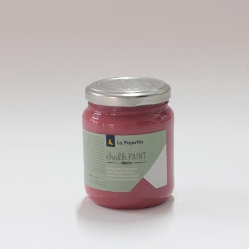 La Pajarita 103637 Pintura para Decoración y DIY, Chalk, 1, Rosa (Fresa Boho)