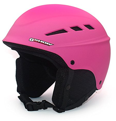 Woljay Casque de Ski/Snowboard Étanche au Vent Ultraléger (Rose, S Enfant (52-56CM))