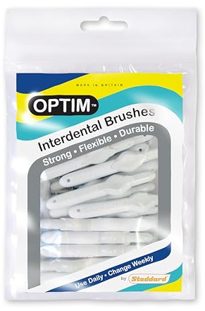 OPTIM Interdentalbürsten 16er Packung, weiß 0,35mm Größe 00