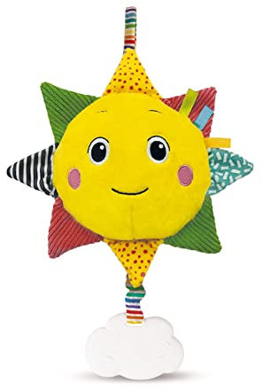 Clementoni - Soft Sun Musik, Spieluhr für Neugeborene, Spiele für La Nanna, Spiel Baby 0 Monate, Mehrfarbig, 17795