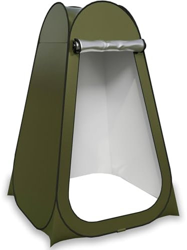 ZENO Toilet Privacy Tent for Camping | Portable Pop Up Tent | Shower Tent For Outdoor Changing Dressing and Camping | Ideal for Fishing, Beach, Picnic, Sunshade Outdoor Backpack Shelter Canopy