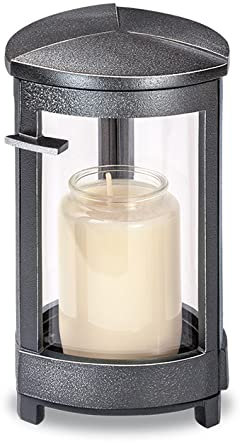 legendURN Grave lantern aluminium in several colours | Cremation Urn for Ashes