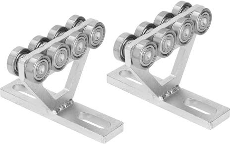 2 Stück 8-Rad-Laufkatzen für PA200-1000 Elektrohebezeug, leise manuelle Laufkatze für alle 1-5/8 oder höheren Strebenkanäle, geräuscharm und mit einer Tragfähigkeit von 2700 lbs