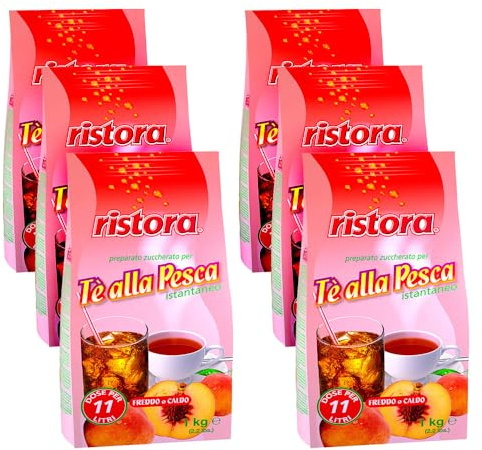 SET Ristora Preparato Istantaneo per Tè alla Pesca, 6 kg