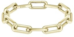 BOSS Jewelry Halskette oder Armband für Damen Kollektion HALIA aus Gelbgoldenes Edelstahl, Bracelet