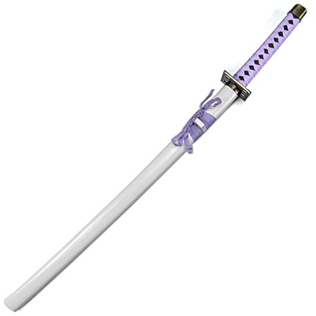 sdSDGrw Espada, Espada samurái de Anime Madera, Espada Senbonzakura Cos, Negra, 100 cm