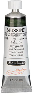 Schmincke MUSSINI® - feinste Künstler-Harz-Ölfarben, Saftgrün - 35 ml