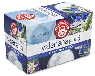Pompadour Té de Valeriana Plus, 20 Bolsitas