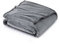 Bedsure Fleece Throw Blanket for Bed - Soft Cosy Fluffy Blankets for Sofa, Warm Double Throws for Audlts, Silver Grey, 150x200 cm
