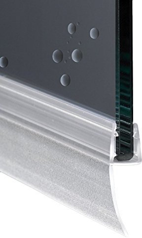 Ricambi & Box Doccia Guarnizione Box Doccia salvagoccia per vetri di spessore da 6 a 8 mm, 200 cm, Trasparente, installazione facile
