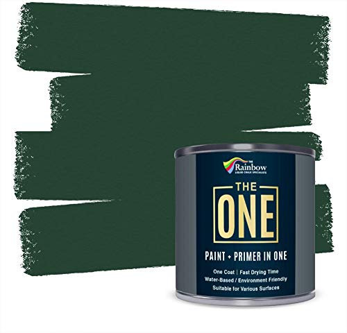 THE ONE All-In-One Paint & Primer - Green Gloss, 2.5 L | Multi-Surface 1 Coat Formula | Easy Indoor & Outdoor Decorating for Home & Garden Walls, Floors & Furniture | Durable, Water-Based & Low VOC