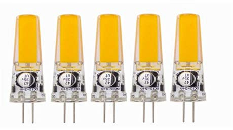 GY6.35 Lampadina LED non dimmerabile, attacco GY6.35 Bi-pin, AC/DC 12-24 Volt, 3 Watt equivalente a T4 JC tipo 25 W lampadina alogena a incandescenza da 25 W Cool White