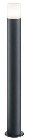 Trio Leuchten Außen Stehleuchte Hoosic 424060142, Aluminium Druckguss anthrazit, Kunststoff weiß, exkl. 1x E27