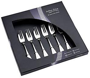Arthur Price Baguette - Box of 6 Pastry Forks