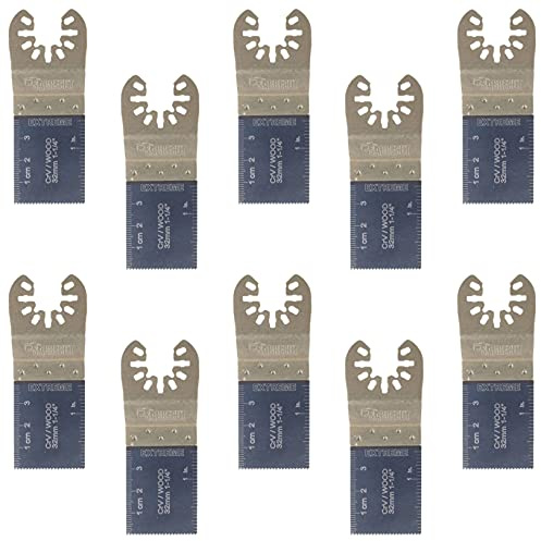 SabreCut 10pcs SP35F_10 35mm Fin Tand Snabbfäste Trä Multiverktygsblad