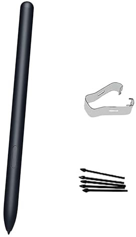 Galaxy Tab S7 Ersatz Eingabestift für Samsung S Pen EJ-PT870 für Samsung Galaxy Tab S7 / S7+, Tab S7 S Pen Stift mit gratis 5 Spitzen (Mystisches Schwarz)