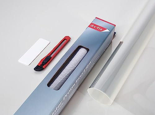 d-c-fix Fensterfolie Funktion Splitterschutz - Klebefolie Glasfolie UV-Schutz selbstklebende Folie Dekofolie Designfolie Küche Bad Büro Fenster Trennwand - Splitterschutzfolie 90 cm x 2 m