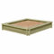Gartenwelt Riegelsberger Sandkasten Werner 150x150x25 cm aus Kiefernholz imprägniert Sandkiste für Kinder Buddelkiste Holz TÜV geprüft