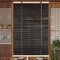 X1NGFU Bambus Rollo Jalousine,Innen/außen-Bambusrollo Raffrollo,Sonnenschutz und Sichtschutz Schwarz Verdunkelungsrollo Für Fenster und Türen,Anpassbare Farben,Breite x Höhe (120cm x 260cm)