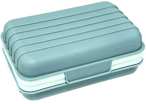 Soap Dish with Lid Travel Soap Case Draining Soap Bar Holder Portable Soap Box Container for Traveling, Camping, Shower, Bathroom by Lofekea