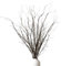 Lot de 12 branches de saule artificielles bouclées pour vase, réalistes de 77 cm, branches séchées décoratives pour maison, mariage, loisirs créatifs (marron naturel, 12)