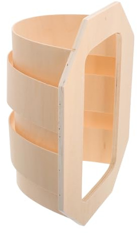LOORGVEL Pantalla de Lámpara para Sauna Ligera Delgada Pequeña Carcasa de Madera Clara Natural Luz para Sala de Sauna Accesorio Decorativo Práctico