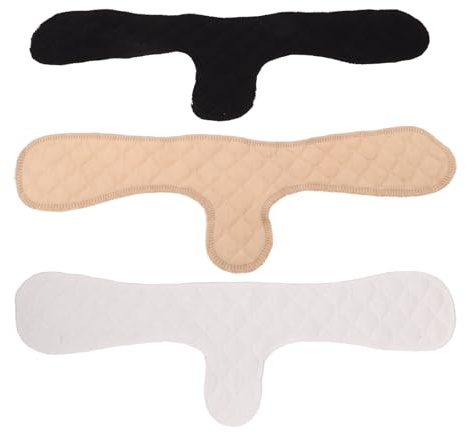 TOVINANNA 3 Pezzi Banda Assorbi Sudore Sotto Seno in Cotone Vestibilità Ergonomica, Assorbenti Riutilizzabili per Donne Sportive e Mamme che Allattano, Previene Irritazioni