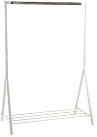 AC Design Furniture Garderobenställ Keld klassisk B: 117 T: 59 H: 165 cm Weiß