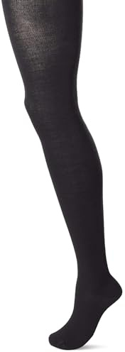 Wolford Merino Women’s Tights – Thick Opaque Knit – Virgin Wool Blend – Reinforced Toes – Knit Waistband Anthracite SM (4'11-5'9, 99-165 lbs) One Size