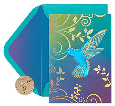 Papyrus Blanko-Karten mit Umschlägen, Kolibri, 12 Stück