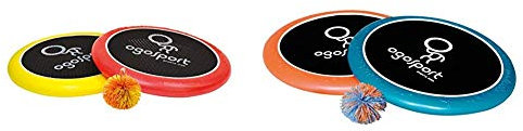 Schildkröt Funsports Softdisc Ogo Sport Set, Standardgrösse, rot, gelb, Durchmesser 29 cm, 970117 & Funsports Softdisc Ogo Sport Set, Standardgrösse, blau, orange, Durchmesser 29 cm, 970090