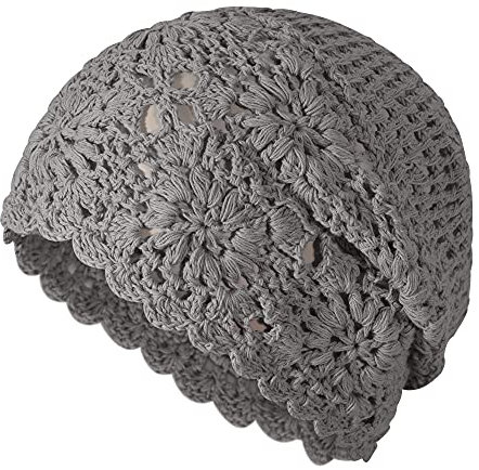 ZLYC Damen-Beanie, reines Grau, Einheitsgröße