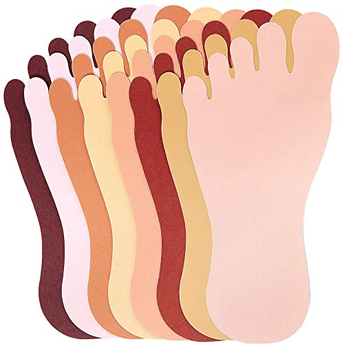 Baker RossFX244 Formas de Pie de Cartón de Color Carne - Juego de 56, Papel de Ocio Creativo
